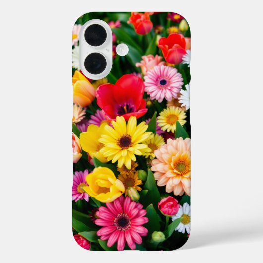 Spring Bloom Explosion - Levendige Bloemenmix Case-Mate iPhone Case (Achterkant)