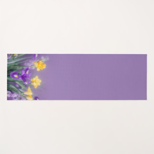 Spring Bloom & Lavender Sky Reversible Yogamat (Voorkant (horizontaal))