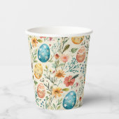 Spring Bloom Pasen 1 Papieren Bekers (Voorkant)