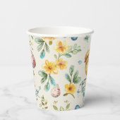 Spring Bloom Pasen 2 Papieren Bekers (Achterkant)