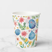 Spring Bloom Pasen 3 Papieren Bekers (Achterkant)
