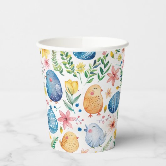 Spring Bloom Pasen 3 Papieren Bekers (Links)