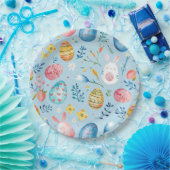 Spring Bloom Pasen 4 Papieren Bordje (Feest)