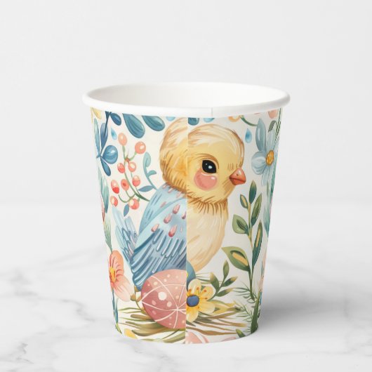 Spring Bloom Pasen 7 Papieren Bekers (Rechts)