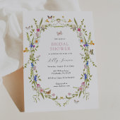 Spring Bloom Vlinders en Bloemen Vrijgezellenfeest Kaart