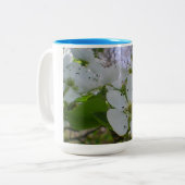 Spring Blooming Tweekleurige Koffiemok (Voorkant links)