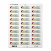 Spring Blooms Bruiloft Retouradres Labels (Full Sheet)