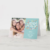 Spring Blooms Easter Photo Wenskaart Feestdagen Kaart (Voorkant)