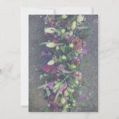 Spring Blooms foto bruiloft uitnodiging (Achterkant)