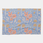 Spring Blooms Periwinkle Theedoek (Horizontaal)