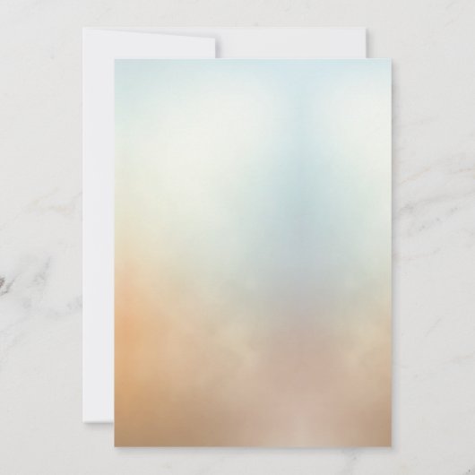 Spring Blooms Wedding Rehearsal Dinner Kaart (Achterkant)