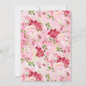 Spring Blossom BINGO Vrijgezellenfeest Game Kaart (Achterkant)