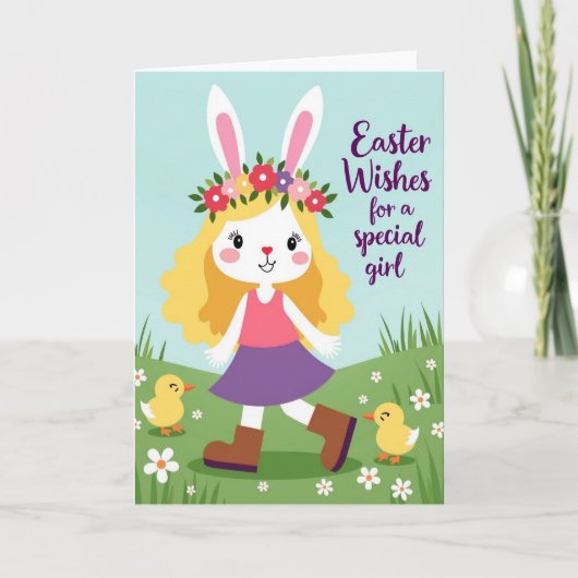 Spring Blossom Character Card Kaart (Voorkant)