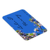 Spring Blossom en Sky Personal Wedding Magneet (Rechterzijde)