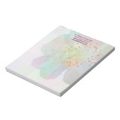 Spring Blossom Fine Art Kleurrijke geometrische Notitieblok (Linkerzijde)