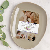 Spring Blossom Floral Paars peach Save the Date