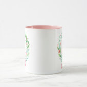 Spring Blossom Gepersonaliseerde letter M - Aangep Mok (Midden)
