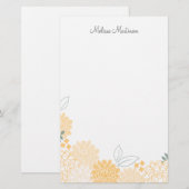 Spring Blossom - gepersonaliseerde schrijfbenodigd Briefpapier (Voorkant / Achterkant)