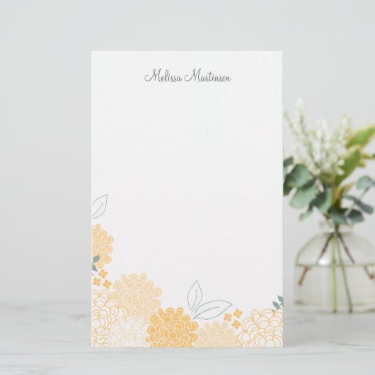 Spring Blossom - gepersonaliseerde schrijfbenodigd Briefpapier (Staand voorkant)