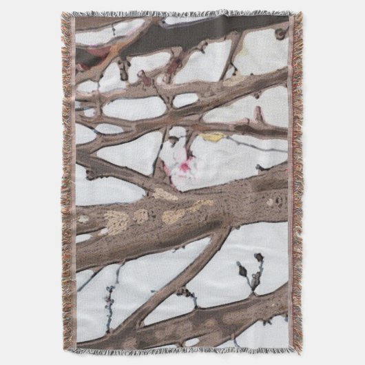 Spring Blossom Gooi Deken (Voorkant Verticaal)