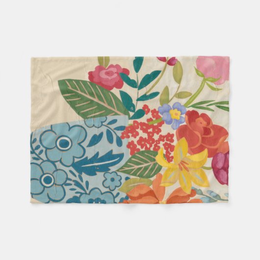 Spring Blossom I Fleece Deken (Voorkant (Horizontaal))