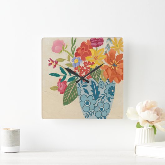 Spring Blossom I Vierkante Klok (Huis)