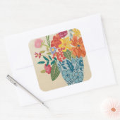Spring Blossom I Vierkante Sticker (Envelop)