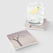 Spring Blossom II Stenen Onderzetter (Zijkant)