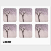 Spring Blossom II Vierkante Sticker (Vel)