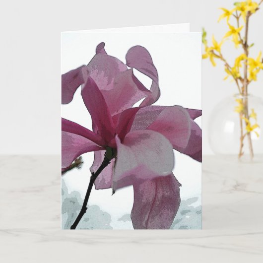 Spring Blossom Kaart (Gele Bloem)