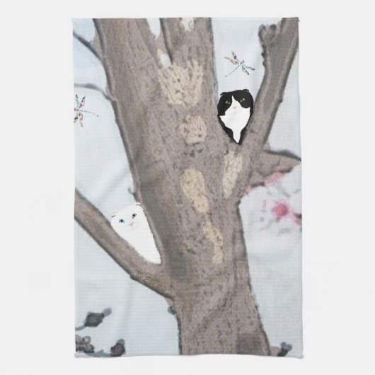 Spring Blossom Keukenhanddoek (Verticaal)