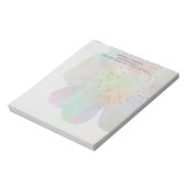 Spring Blossom Kleurrijke Geometrische Fine Art Notitieblok (Linkerzijde)