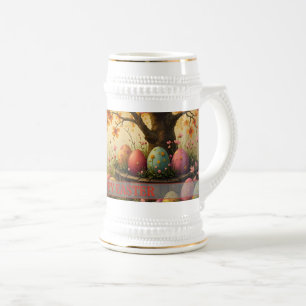 Spring Blossom Magic met paaseieren pracht Bierpul