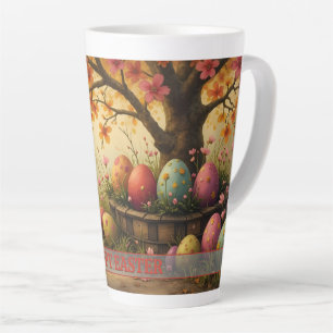 Spring Blossom Magic met paaseieren pracht Latte Mok