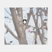 Spring Blossom Medium Fleece Deken (Voorkant (Horizontaal))