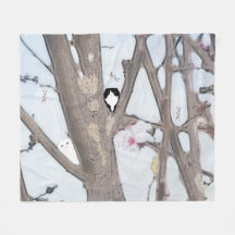 Spring Blossom Medium Fleece Deken