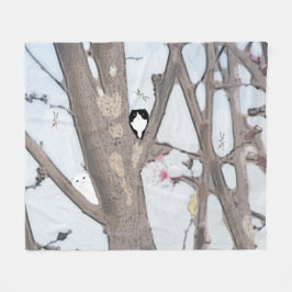 Spring Blossom Medium Fleece Deken