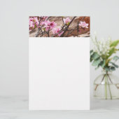 Spring Blossom op Zion Rocks Briefpapier (Staand voorkant)