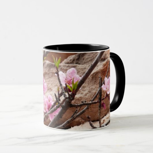 Spring Blossom op Zion Rocks Mok (Voorkant rechts)