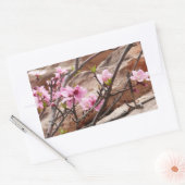 Spring Blossom op Zion Rocks Rechthoekige Sticker (Envelop)