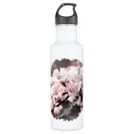 Spring Blossom Ornamental Illustration Pink Waterfles