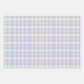 Spring Blossom Plaid Inpakpapier Vel (Voorkant 3)