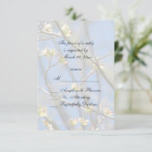 Spring Blossom RSVP Kaartje (Staand voorkant)