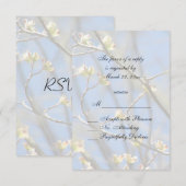 Spring Blossom RSVP Kaartje (Voorkant / Achterkant)