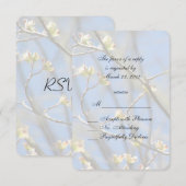 Spring Blossom RSVP Kaartje (Voorkant / Achterkant)
