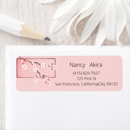 Spring Blossom - Sakura-monogrammed Etiket (Insitu)