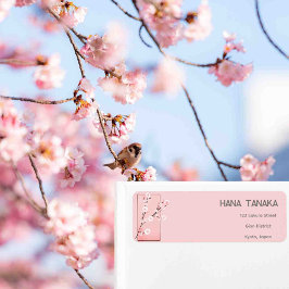 Spring Blossom - Sakura-monogrammed Etiket