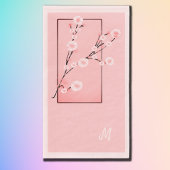 Spring Blossom - Sakura-monogrammed Servet