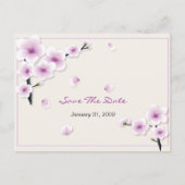 Spring Blossom Save the Date Wedding Aankondiging (Voorkant)