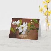 Spring Blossom Scripture Note Kaart Proverbs 15:23 (Gele Bloem)